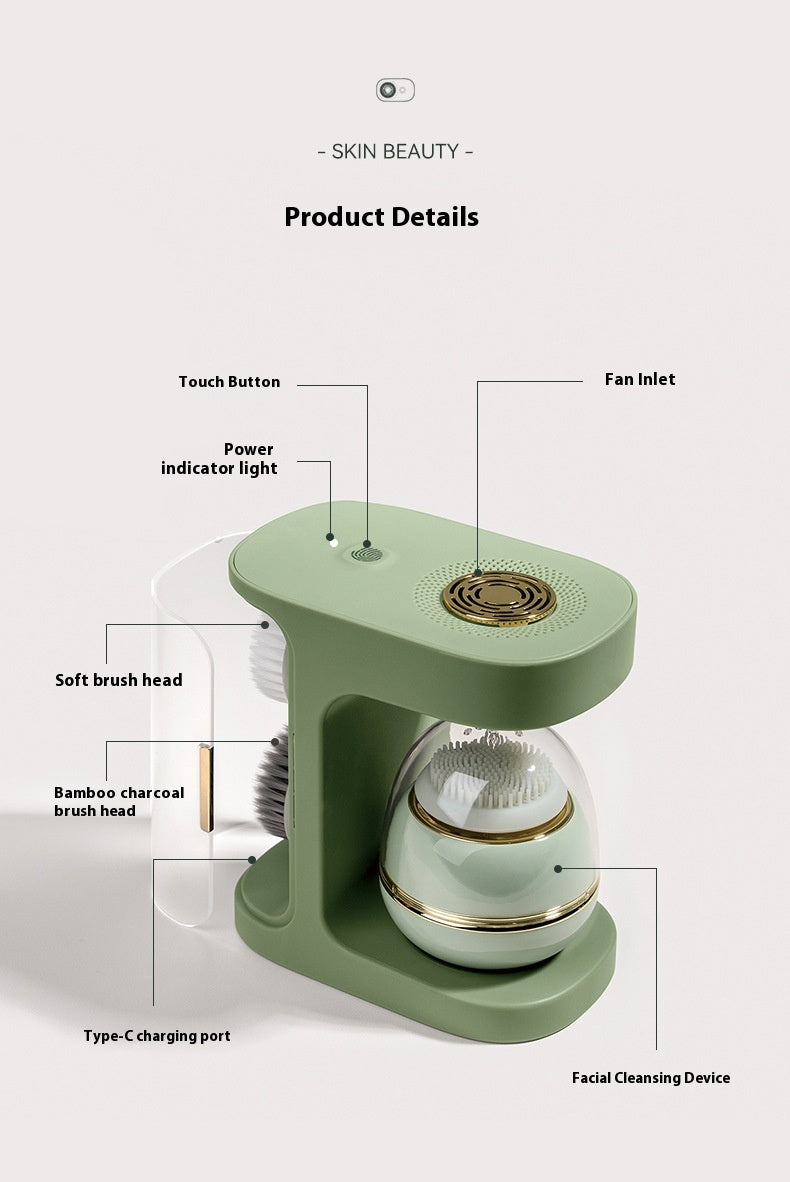 LumiCleanse Pro™ Ultrasonic Facial System (3-Mode Deep Clean & Glow Technology)