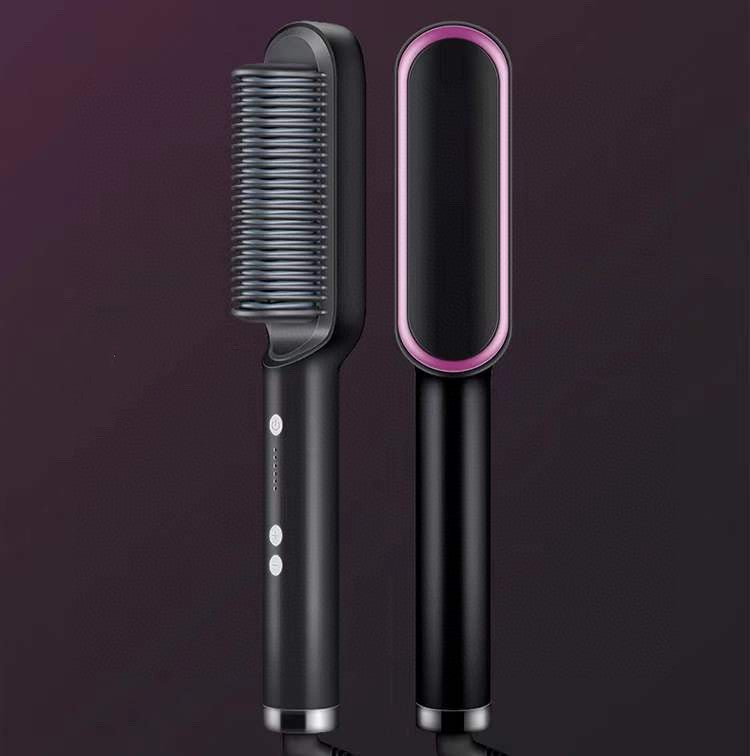2-in-1 Ionic Hair Straightening & Styling Brush