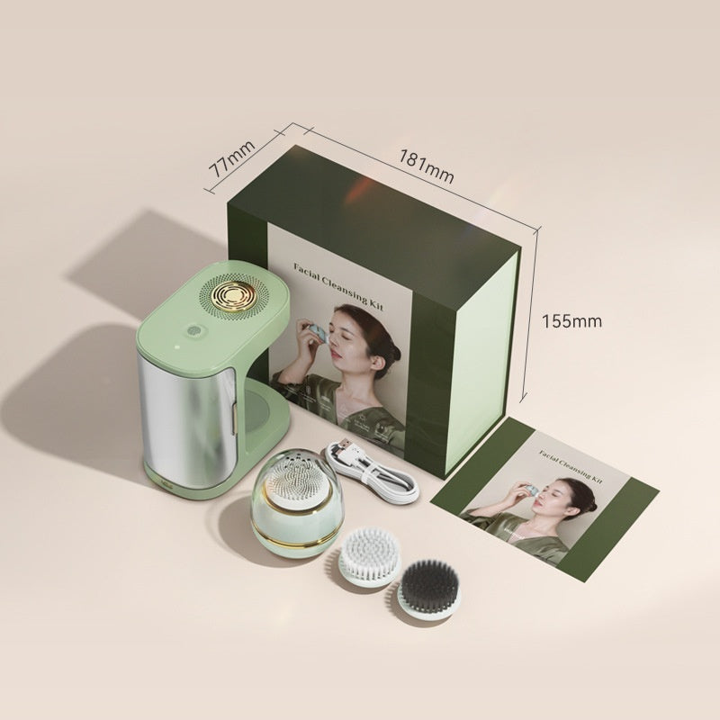 LumiCleanse Pro™ Ultrasonic Facial System (3-Mode Deep Clean & Glow Technology)